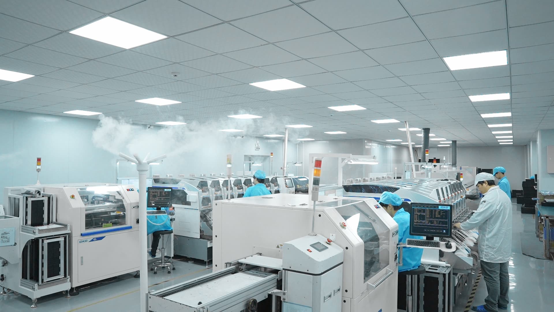 Clean SMT production line